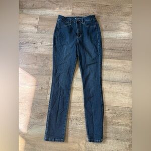 Fashion Nova Dark Blue Skinny Jeans